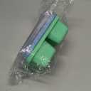 2PCS Snack Containers, Divided Bento Lunch Box with Transparent Lids, Reusable Meal for Adult, BPA Free, 4 Compartment Food Storage for People Work Travel, Blue Green