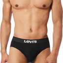 Levi's Men's 5-pack Brief, Soft Cotton, Tag-free, Breathable Comfort