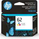 HP 62 Tri-color Ink Cartridge for HP Printers | Works with Printer Series: ENVY 5540, 5640, 5660, 7640, OfficeJet 5740, 8040, OfficeJet Mobile 200, 250 | Eligible for Instant Ink | C2P06AN