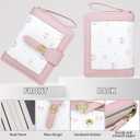 Farcauo Cute Pink Small Bow Wallet for Women Bifold Womens Wallets Minimalist Ladies Purse with Bow Design Mini Kawaii Coin Purse with ID Window