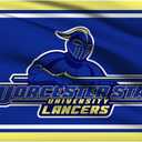 College Banner Outdoor Compatible for Lancers,Worcester State Flag Outside 3x5 University Gifts For Party Office Home,Double Sided
