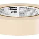 Scotch Contractor Grade Masking Tape, 0.94 inches by 60.1 Yards (540 Yards Total), 2020, 9 Rolls