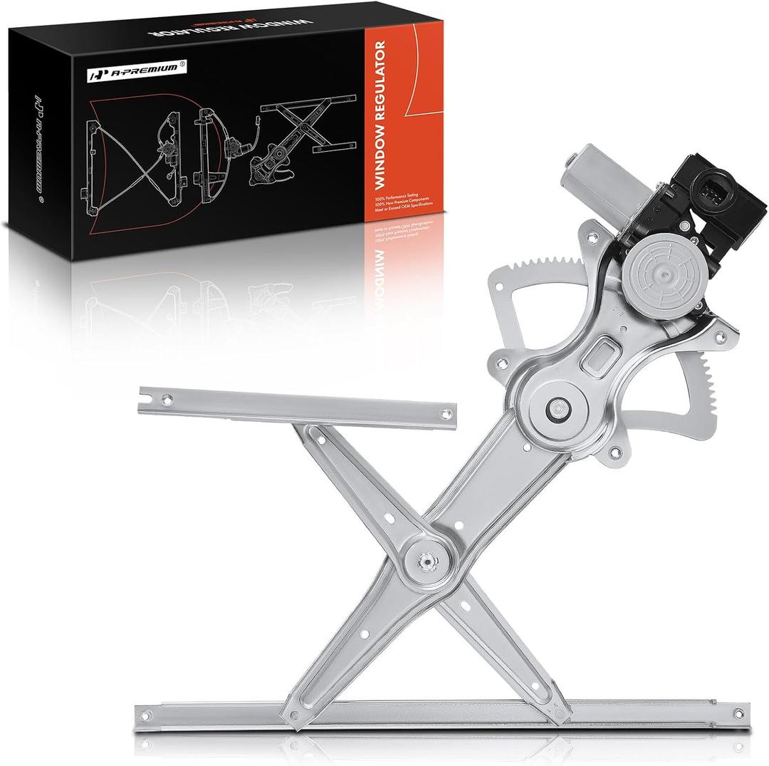 A-Premium Electric Power Window Regulator with Motor Compatible with Toyota Highlander 2001-2007 Sport Utility, Front Left Driver Side