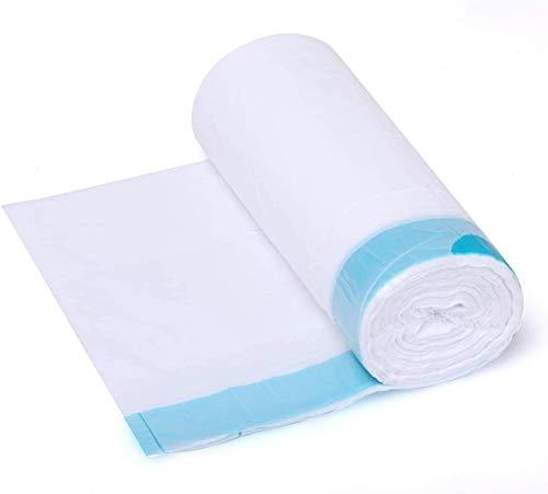 Small Drawstring Trash Bags,1.2-1.5 Gallon White Garbage Bag Home Trash Can Liners 120 Counts, 2 Pack