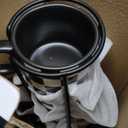 LUKA Ceramic Stackable Black and White Checkered Espresso Cups with Saucers and Metal Stand, 4 Ounce Small Demitasse Cups Set for Coffee Drinks, Latte, Tea - Set of 4