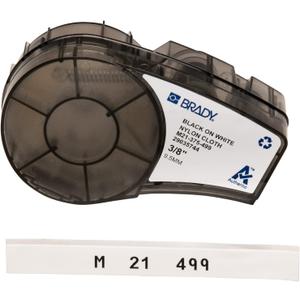 Brady Authentic (M21-375-499) Multi-Purpose Nylon Label for General ID, Wire Marking, and Lab Labeling, Black on White- For M210, M210-LAB, M211, BMP21-PLUS and BMP21-LAB Printers, .375" W, 16' L Brady Authentic (M21-375-499) Multi-Purpose Nylon Label for General ID, Wire Marking, and Lab Labeling, Black on White- For M210, M210-LAB, M211, BMP21-PLUS and BMP21-LAB Printers, .375" W, 16' L