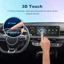 (4Pack) 2025 2026 Carnival Screen Protector for Kia Carnival (Dual 12.3Inch&AC) (LX/LXS/EX/SX/SX Prestige), 2026 2025 Carnival Hybrid Accessories Touch Sensitive/High Clarity 12.3"&AC