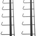 2pcs Wall-Mounted Kitchen Tool Holder Multi-Functional Storage Rack Utensil Rack Hooks for Kitchen Bathroom