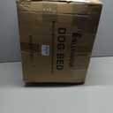 JOLLYVOGUE Human Dog Bed for Adults and Pets, Ultra-Soft Plush Giant Dog Bed with Egg Crate Foam, Non-Slip Base, and Machine Washable Cover - Ideal for Relaxation and Napping, Light Grey (64")