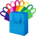 30Pcs Gift Bags Medium Size, Reusable Goodie Bag, Gift Bags with Handles for Party Favors, Birthday, Baby Shower (1 count(pack of 30), 30pcs-10 Colors)