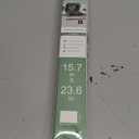 emolife Heat Resistant Mat for Air Fryer Site on, Thick Silicone Mats for Kitchen Counter, Countertop Protector, No-slip (Black)