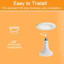 LED Flood Light Bulbs, BR30 Dimmable 750LM Recessed Light Bulbs, 8W(65W Equivalent), CRI80, 2700K Soft White, 15000 Hours, E26 Base LED Can Bulb, 6 Pack