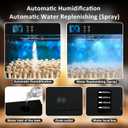 Smart Growing Chamber for Indoor Mushroom Cultivation Eco Box with Grow Lights & Lighting Lamps Temperature & Humidity Monitoring & Display Monotub Grow Kit with Automatic Humidification & Ventilation