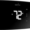 Sensi Lite Smart Thermostat, Data Privacy, Programmable, Wi-Fi, Easy DIY, Works With Alexa, Energy Star Certified, ST25, Most Systems C-Wire Not Required, Except On Heat/Cool Only and Heat Pump System