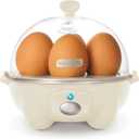 DASH Rapid Egg Cooker: 7 Egg Capacity Electric Egg Cooker for Hard Boiled Eggs, Poached Eggs, Scrambled Eggs, or Omelets with Auto Shut Off Feature - Cream
