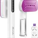 Steamer for Clothes, 2-in-1 Travel Steamer & Iron for Clothes, Portable Handheld Garment Steamer, 15s Fast Heat-up, 1200W, Large Ceramic Heat Panel, Quick Wrinkle Removal, Travel & Home Use (Snow White)