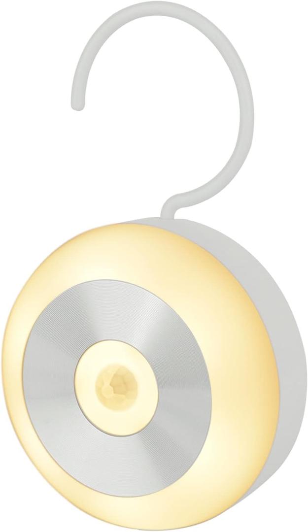 Motion Sensor Night Light, Smart Night Light for Kids, LED Stairs NightLight Stick-On Closet Light Wall Motion Activated Lamp Warm White Light Sensor Night Lights