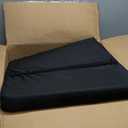 HOMBYS 3-in-1 Recliner Seat Cushion with Lumbar Support Pillow & Footrest, Multi-Functional Adjustable Height 2" to 6" for You to Choose, Non-Slip Foam Chair Cushion for Elderly, Black