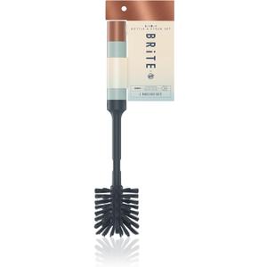 Brite by Scotch-Brite Limited Edition 2-in-1 Straw and Bottle Brush Set, Sleek and Stylish Bottle Cleaner Brush with 360-Degree Bristles and Hidden Straw Brush