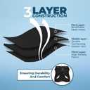 Best Pet Supplies Voyager Step-in Air Harness - All Weather Mesh, Reflective, No Pull Harness for Dogs, Cats - Secure with Hook & Loop Fastener, Buckle, Double D-Rings - Black, S