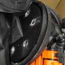 Drywall Sander, 1000W Popcorn Ceiling Removal Tool, Automatic Drywall Sander with Vacuum Dust Collection, LED Light, 6 Variable Speed 800-2200RPM, Foldable & Extendable Handle,15Pcs Sanding Discs (Orange Red)