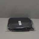 Femuar Reusable Lunch Box for Men/Women - Insulated Lunch Bag Leakproof Lunchbox for Work Office Picnic Beach - Freezable Lunch Cooler Bag with Adjustable Shoulder Strap - Black (Medium Size)