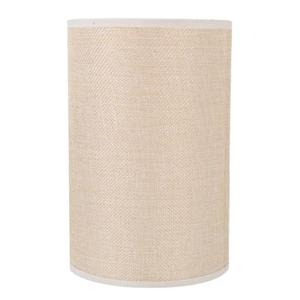 Angoily E27 Cloth Lampshade 7.87X5.11X5.11In Narrow Drum Light Cover Beige Linen Lamp Accessory for Home Office Wall Floor Ceiling Lamps