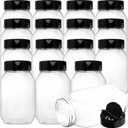 Dicunoy 16 Pack 17 OZ Plastic Spice Containers, Large Seasoning Jars with Shaker Lids, Reusable Empty Storage Bottle for Kitchen Storing Spice, Powders