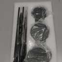 Set of 9 Candle Holders Candlestick Holder for Tapered Candles Decorative Candle Sticks Long Holder Table Centerpiece Candle Holders for Home Decor Wedding Dining Party Anniversary Supplies (Black)