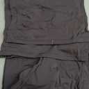 VOYJOY Straight Leggings Bottoms Wide Leg Pants for Women 29"/ 31.5"/33"/35" High Waist Stretch Casual Sweatpants (X-Small, Dark Gray)