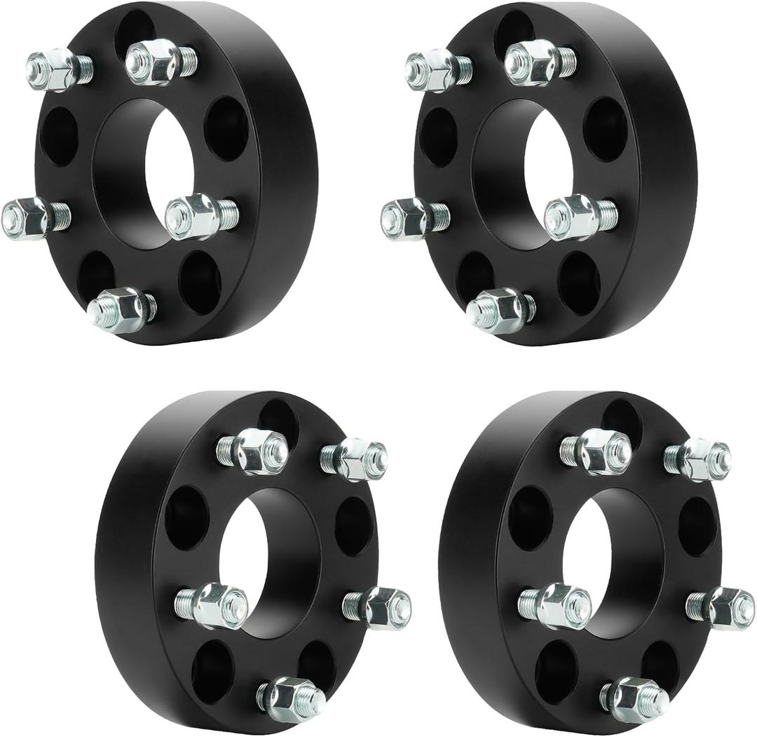 ILONPA 4pcs 5x5 2 inch(50.8mm) Wheel Spacers w/ 71.5mm Bore, 5x127mm 14x1.5 Studs fits for 2011-2021 Jeep Grand Cherokee, 2019-2023 Wrangler, 2020-2023 Gladiator, 2011-2023 Durango, 5 Lugs Wheel Adapt