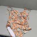 SUUKSESS Women Sexy Halter One Piece Swimsuits Ruffle Tummy Control Bathing Suit (Large, #1 Yellow Floral)