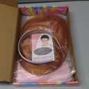 Daphne Costume Adult Women Halloween Costume Dresses Long Sleeve Bodycon Purple Dress with Green Scarf and Headband (Medium)