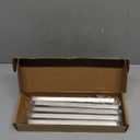 Ravinte Brushed Nickel Cabinet Handles 5 Pack 6-3/10 inch Satin Nickel Square Cabinet Pulls Silver Hardware for Kitchen Cabinets 8-4/5 inch Overall Length Stainless Steel Drawer Pulls