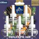Glade PlugIns Refills Air Freshener, Embers & Sandalwood, Scented and Essential Oils for Home and Bathroom, 0.67 Fl Oz, 5 Count