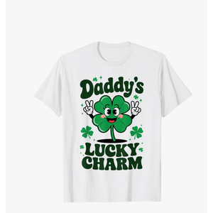 Daddy's Lucky Charm Cute St. Patrick’s Day kids T-Shirt 4T