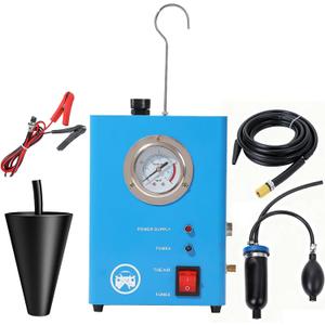 Automotive Smoke Leak Detector, Smoke Machine with Built in Air Pump Pressure Gauge, 12V DC Smoke Leak Detector, Diagnostic Leak Tester Tools for Car, EVAP, Vacuum, Fuel and More Leak Testing