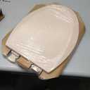 Bemis 1500EC 068 Toilet Seat with Easy Clean & Change Hinges, 1 Pack Elongated, Fawn Beige