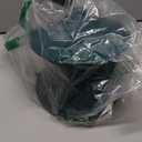 Metal Bird Feeder for Outside, Hanging Bird Feeders Squirrel Proof, 4 Lbs Capacity Iron Mesh Durable Wild Outdoor Birdfeeder with 6 Perches for Finch Cardinals,Gifts for Birds Lovers- Green