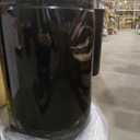 Safco Open Top Trash Can, 14 Gallon Stainless Steel, Modern Garbage Can for Indoor Use, Black