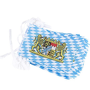 Bavarian Oktoberfest String Flags, Decorative German Pennant Banner (80 Feet)