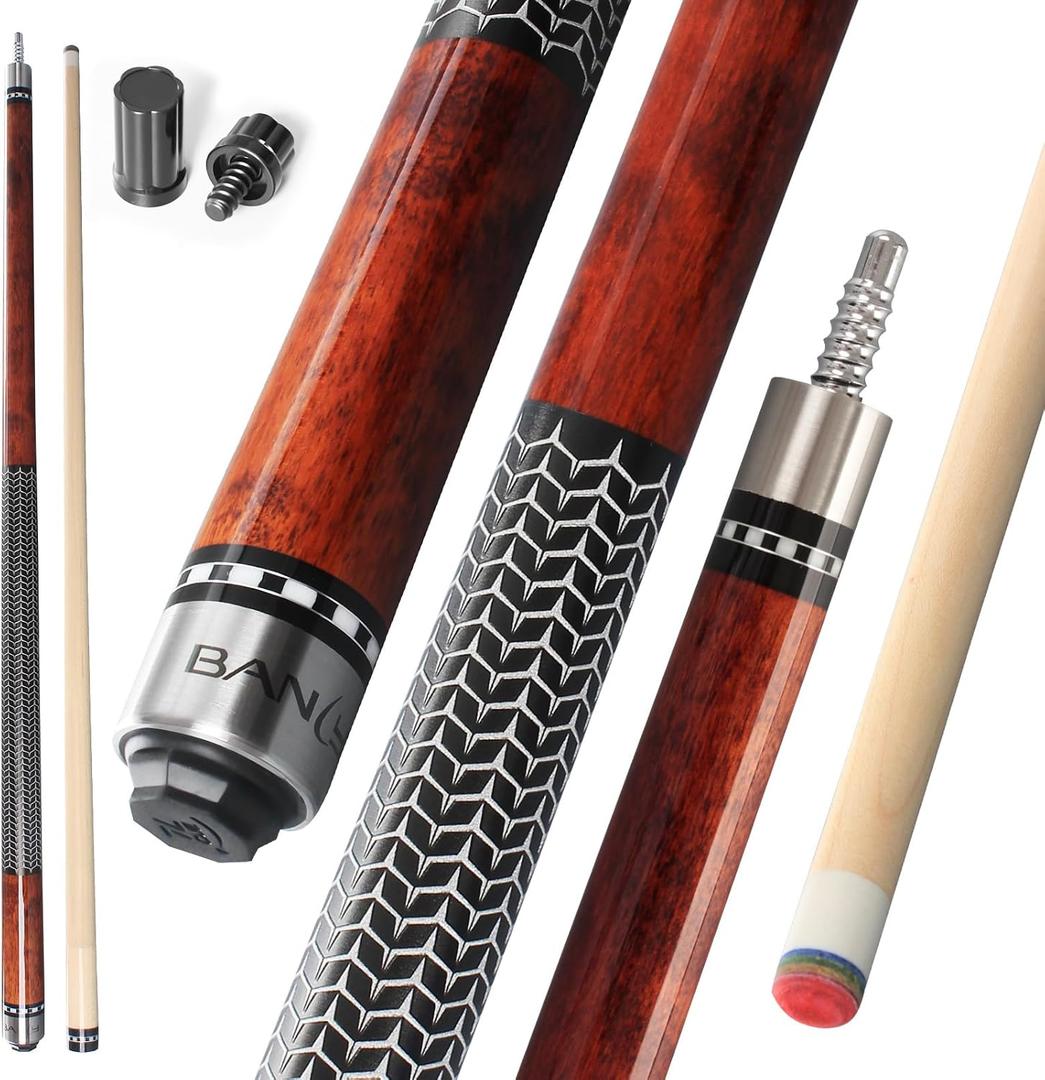 Banly Cobra Series Pool Cue Stick - 58" Billiard Cue Stick for Adults, Wood Shaft