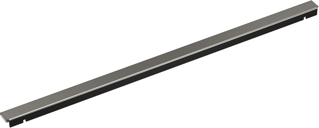 Delta Faucet 24-Inch Linear Shower Drain Wall Edge in Black Stainless