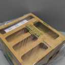 9 IN 1 Bamboo Foil and Plastic Wrap Organizer for Kitchen Drawer, Plastic Bag Organizer Organization and Storage, Food Storage Bag Organizer with Labels for Quart Gallon Snack Sandwich Bag (Natural)