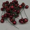 Worth Imports Christmas Ball x 7, Burgundy, Set of 12 Pick