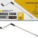 Stromberg Carlson LG-119226 Manual Crank Handle - Replacement for Landing Gear Systems  Heavy-Duty Steel Utility Tool for 5th Wheel Trailers