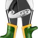 10-Inch Aviation Snip, Straight Tin Snip for Cutting Metal Sheet