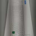 Wireless Keyboard and Mouse Combo, Full-Sized Wireless Keyboard and Adjustable DPI Mouse, 2.4GHz USB Receiver, Silent Keyboard and Mouse for PC, Windows, MAC, Desktop, Laptop (Avocado Green)