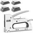 NEU MASTER Staple Gun for Wood, All Steel Staple Gun with 4000Pcs Staples, Upholstery Staples Gun for Fixing Material, Decorating, Woodworking, Furniture