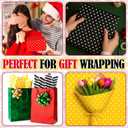 AmazingSpark 12 Sheets Christmas Wrapping Paper 20x27inch Cartoon Mouse Gift Wrapping Folded Red Black Yellow Christmas Tissue Papers for All Occasions Birthday Holiday Xmas Party Gift Decoration